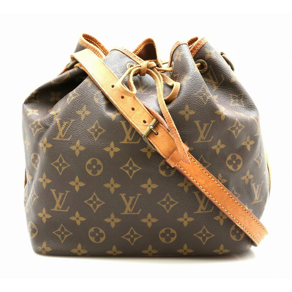 Louis Vuitton Monogram Noe Shoulder Bag Hobo Drawstring